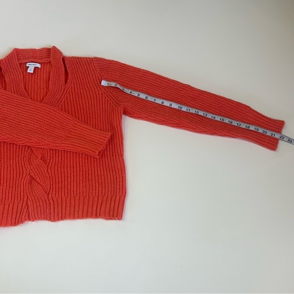 Nine West Salmon Colored Sweater with Cut Out Details size S - Picture 8 of 13